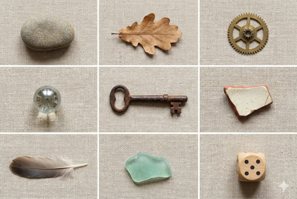 서로 별개로 분리되어 존재하는 Discrete의 개념을 설명하는 시각 자료